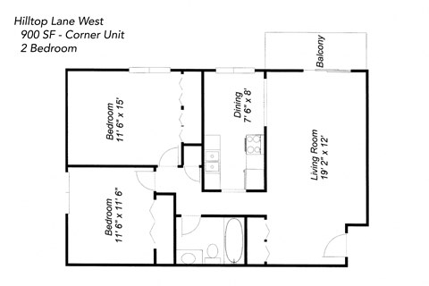 60 – 80 Hilltop Lane 1-2 Beds Apartment for Rent - Photo Gallery 12